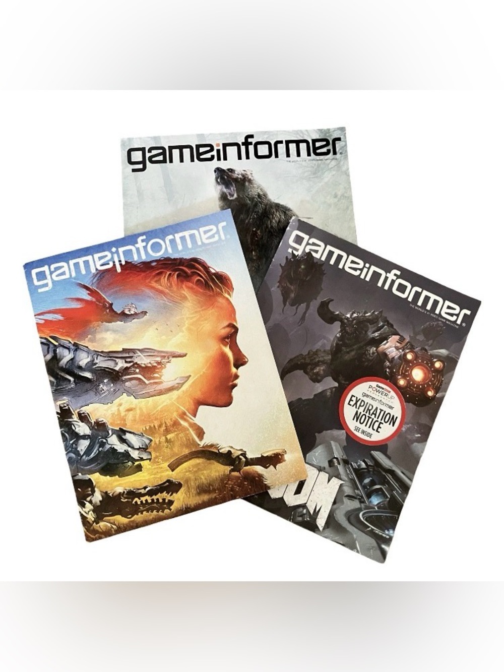 Game Informer Magazine Issue #282,274,263 Horizon Zero Dawn DOOM Tomb Raider LOT